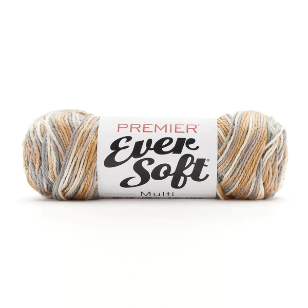 Eversoft Multi 2061-03 Sandstone. Acrylic from Premier Yarns.